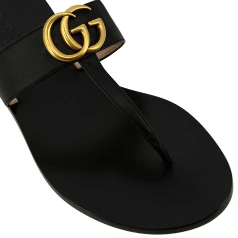 gucci webby sandals|gucci women flat sandals.